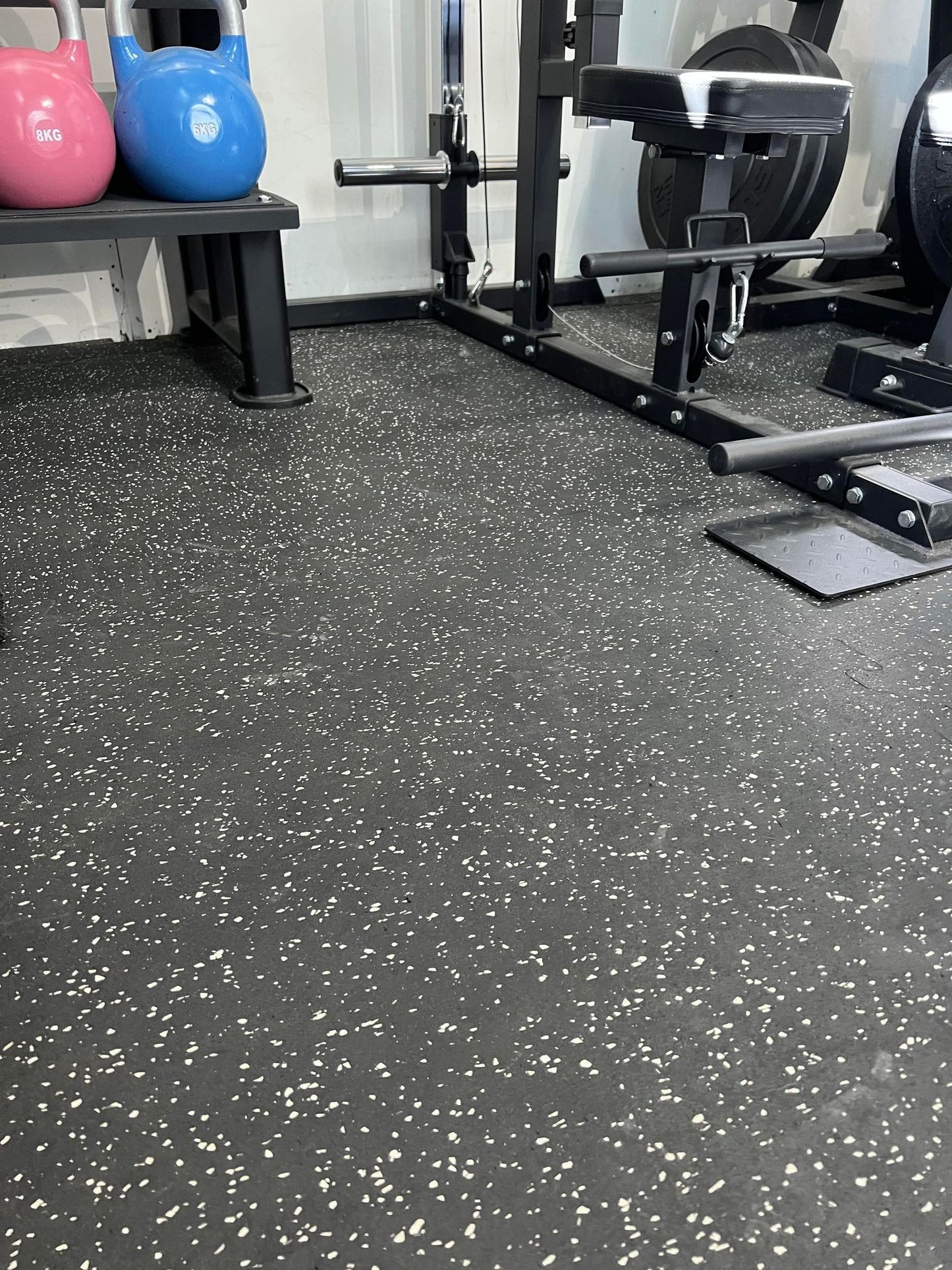 Elite Ultra Gym Flooring - Grey Fleck - SummitRubber