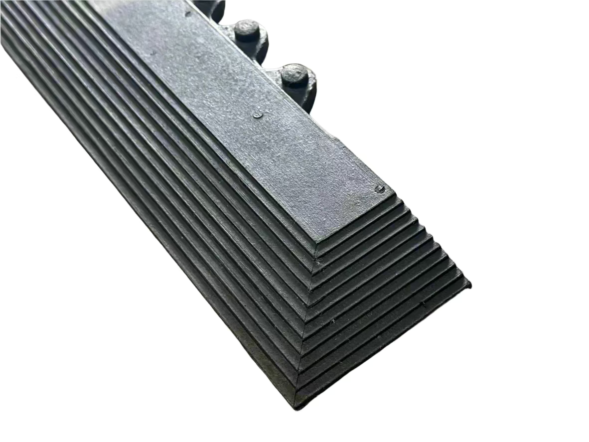 Durasoft Solid-Top Interlocking Flooring with Transitions - SummitRubber