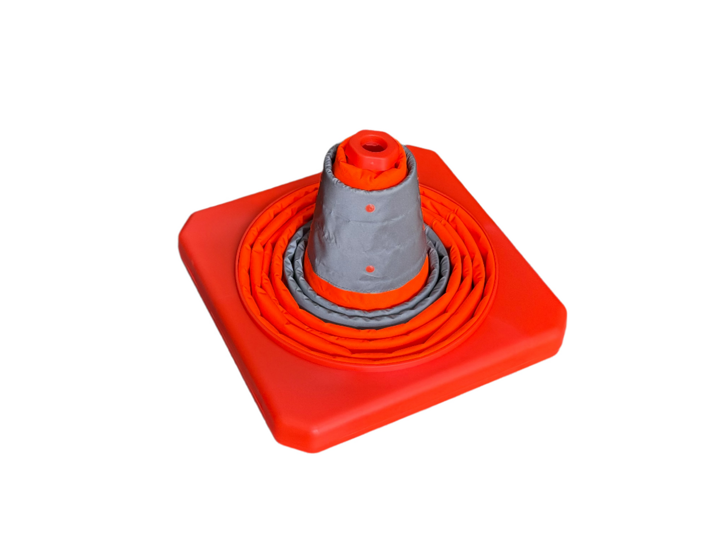 Collapsable Traffic Cone (28") - SummitRubber