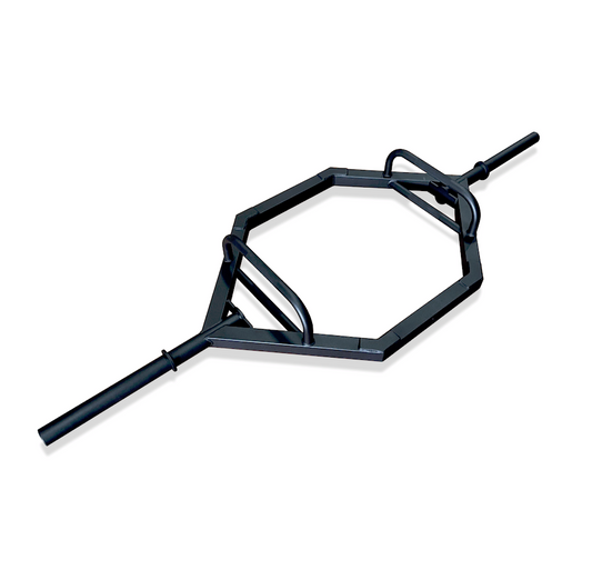 Black Hex Squat Bar (7') - SummitRubber