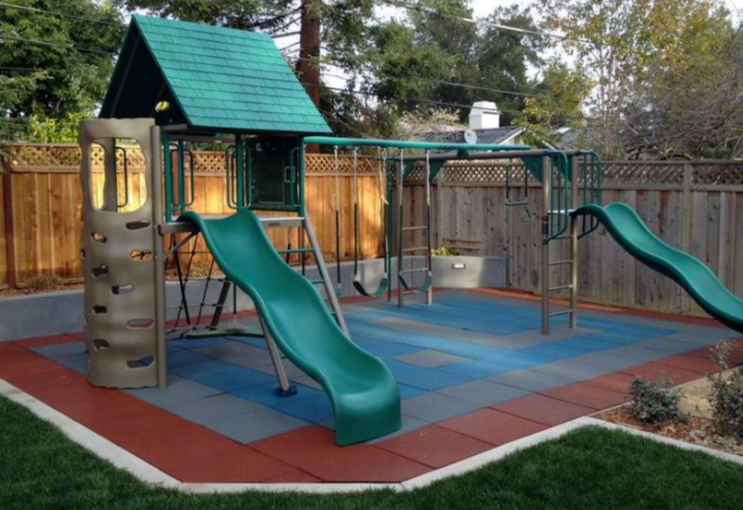Soft-Play Rubber Playground Tile - SummitRubber