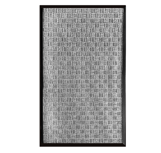 36" x 60" WaterHog Entrance Mat - Light Grey - SummitRubber