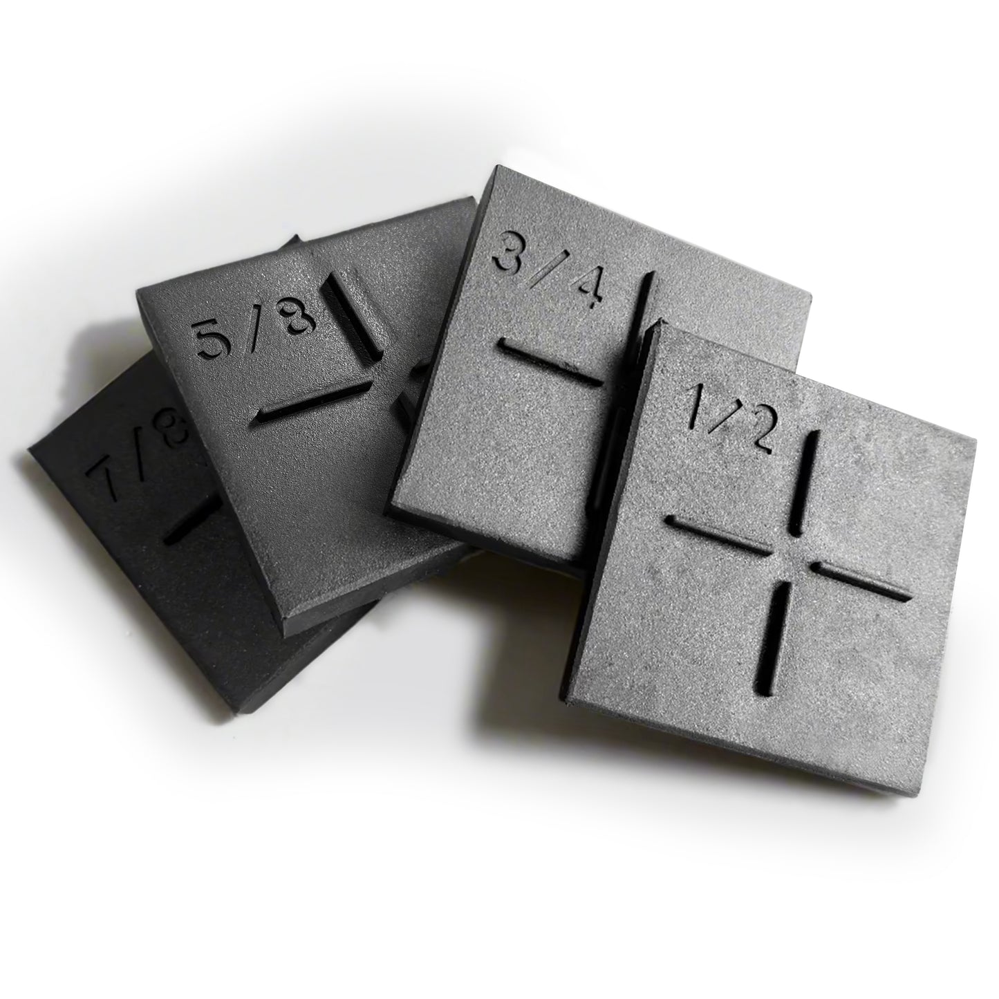 Summit Stackable Rubber Landscaping Risers (1/2", 5/8", 3/4", 7/8")