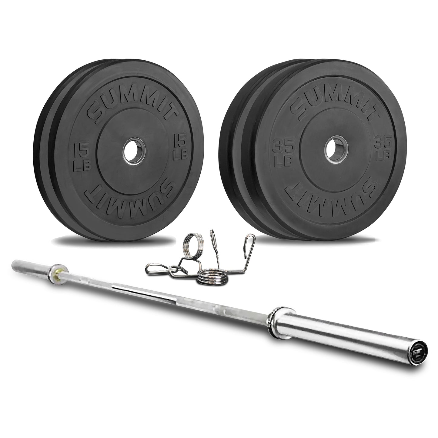 STARTER Package: Echo (100 lbs plus 45 lb bar) - SummitRubber