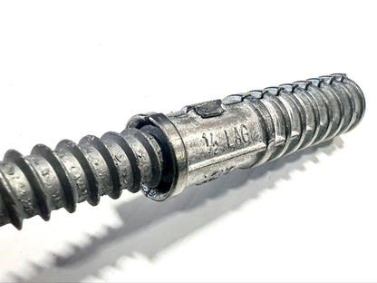 5" Lag Bolt + Lag Shield Insert + Washer Package (Removable Curb Installation Hardware) - SummitRubber