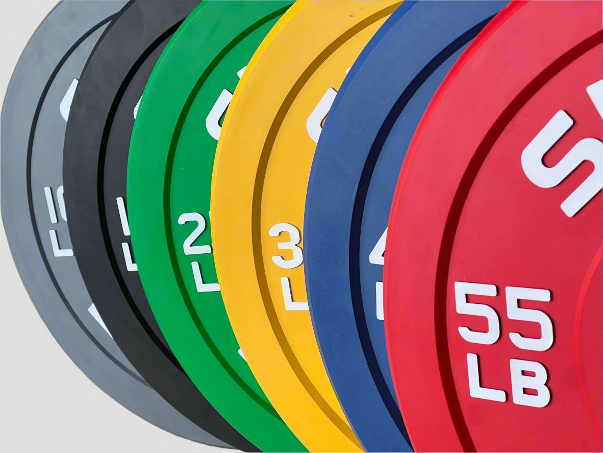 OLYMPUS Package: Colour Coded Plates (370 lbs plus bar) – SummitRubber