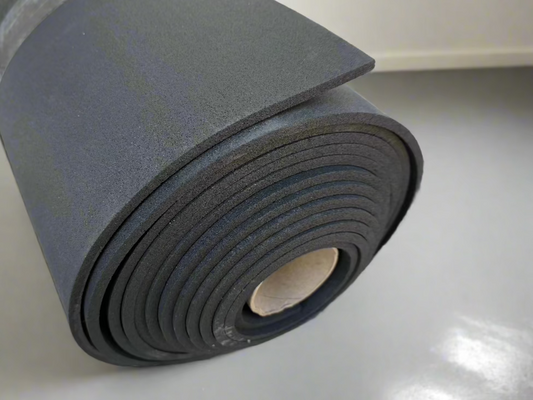 Black VersaTREAD Rubber Roll 5' x 25' x 8mm - Canadian Made - IN STOCK - SummitRubber