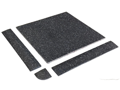 SR Elite Pro Clip XXL Gym Flooring - 1m x 1m x 20mm - SummitRubber