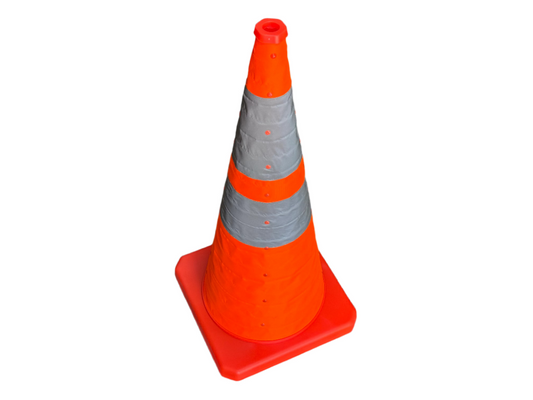 Collapsable Traffic Cone (28") - SummitRubber