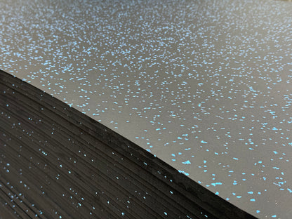 FLASH SALE - NWR Stamina Gym Flooring - 8mm - Black, Blue - SummitRubber