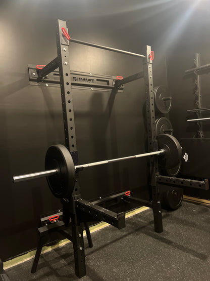 Folding Wall-Mounted Squat Rack - SummitRubber