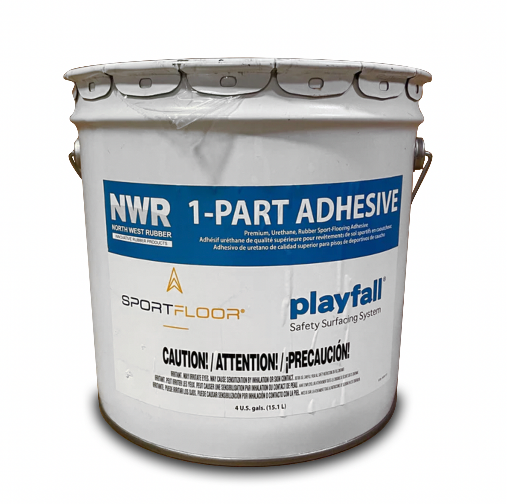 NWR Industrial Strength Rubber Flooring Adhesive 4 Gallon Bucket - SummitRubber
