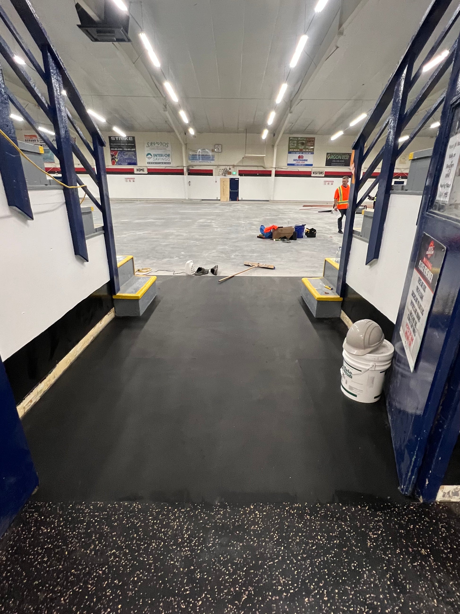 NWR Stamina Gym Flooring - 4' x 6' x 10mm - Black - SummitRubber