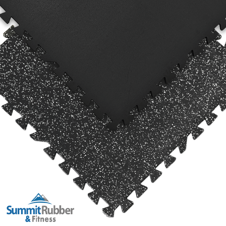Elite Ultra Gym Flooring - Black - SummitRubber
