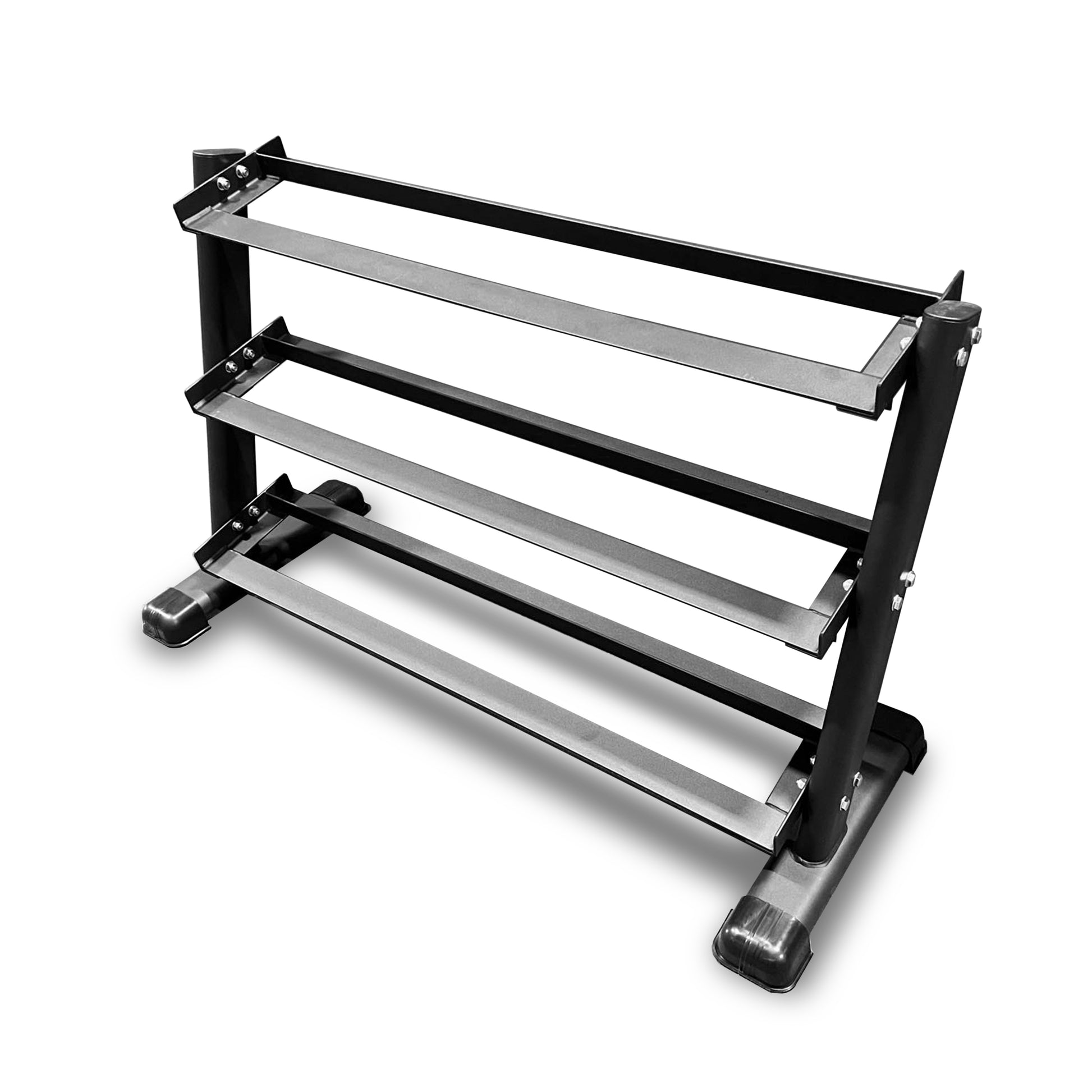 5-45 lb Dumbbell Set + Rack Package - SummitRubber