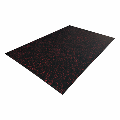 NWR Stamina Gym Flooring - 4' x 6' x 10mm - Red Fleck - SummitRubber
