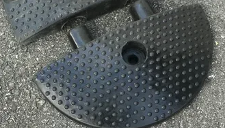 Rubber Speedbump Endcap - SummitRubber