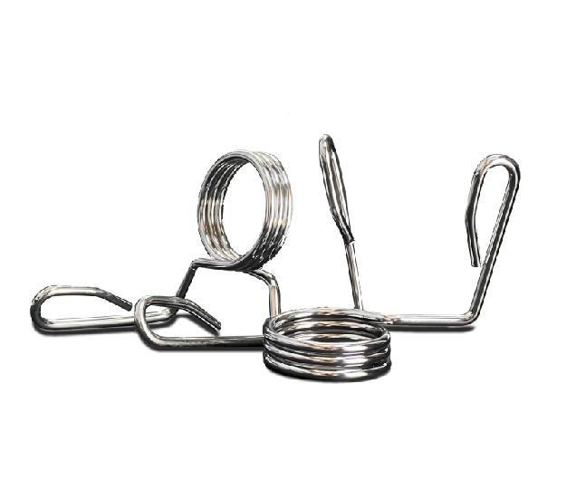 Spring Compression Collar BLOWOUT: Spring Clamp Collars (Chrome, Pair) – SummitRubber